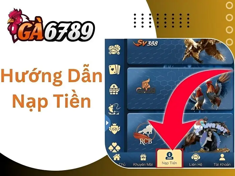 Hướng dẫn nạp tiền ga6789